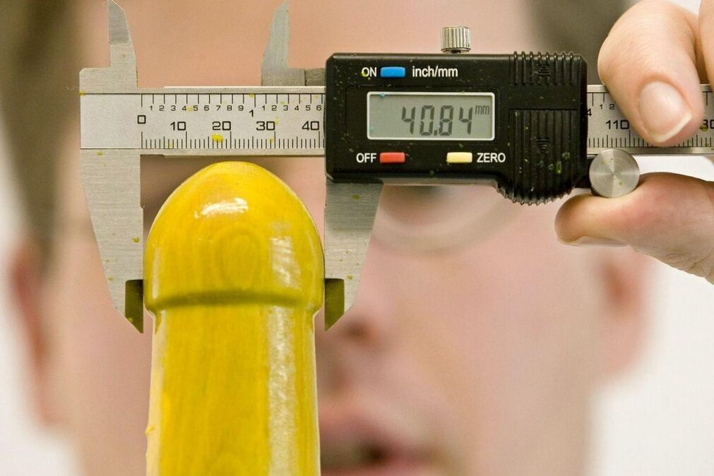 Measure the size of the penis before enlarging