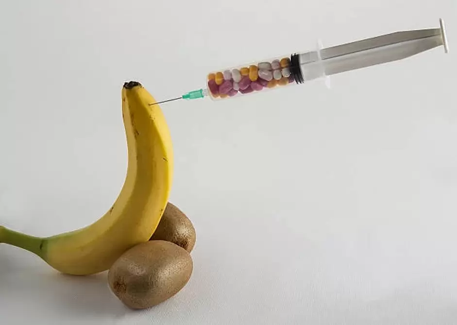 Injection penis enlargement on banana example