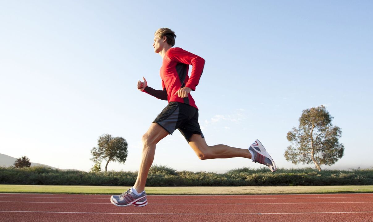 Running improves blood circulation in the penile area