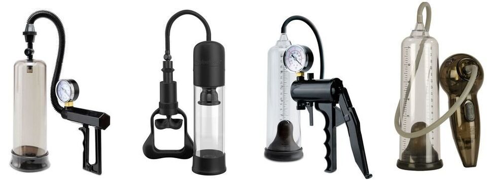 Types of vacuum pumps for penis enlargement