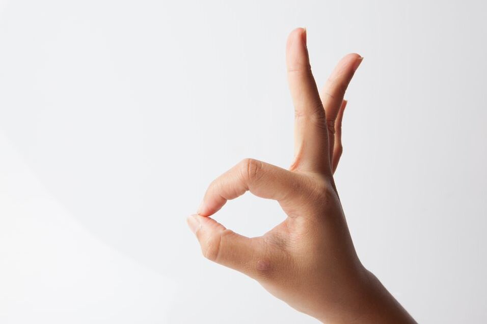 Finger ring for penis enlargement exercises